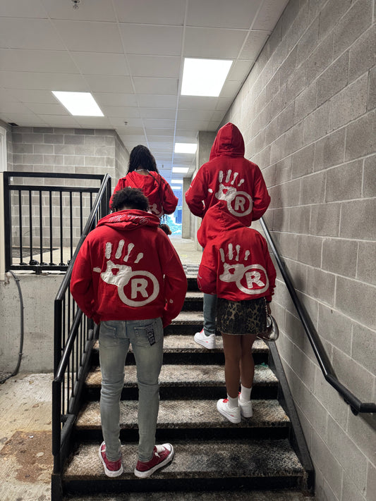 GRAFFITI ZIP UP (RED)